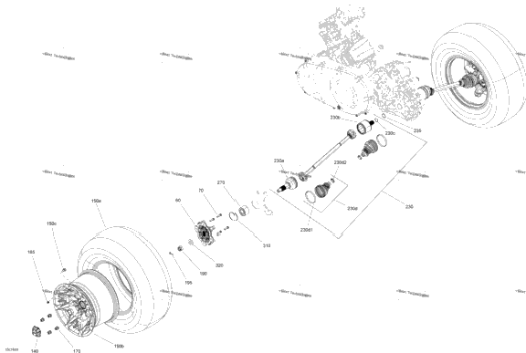 Drive System, Rear