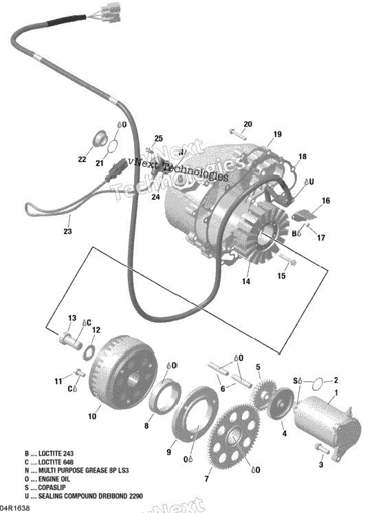 Magneto And Electric Starter - Hd8