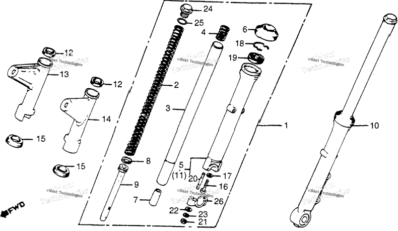 Cm400t/Afront Fender 79-80