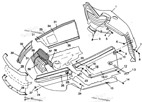 Nosepan Assembly 500 Efi 0942774 & Efi Sks