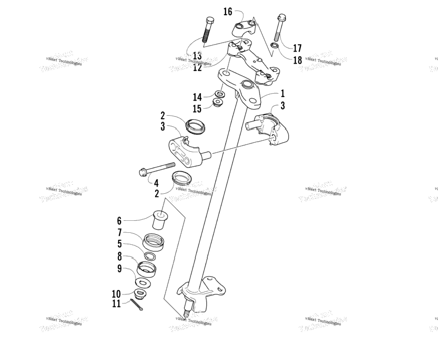 Steering Post Assembly