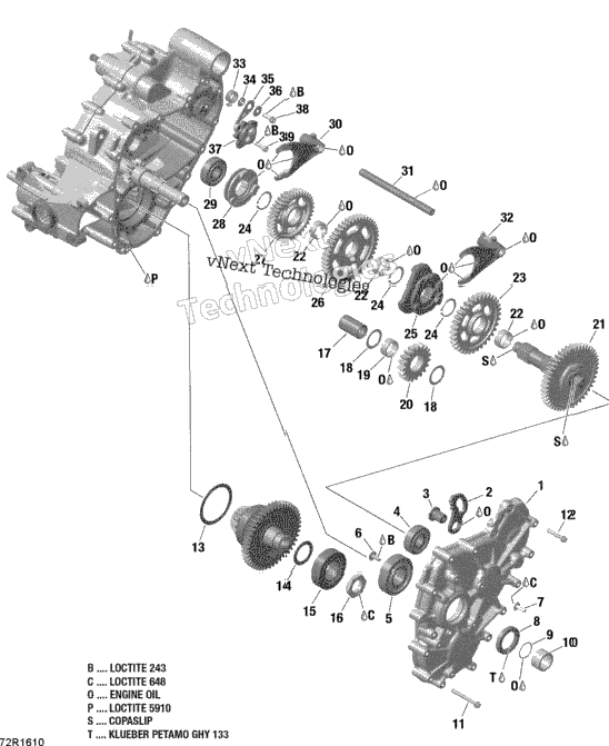 Gear Box And Components - Gbps - Maverick-Maverick Max, Xmr