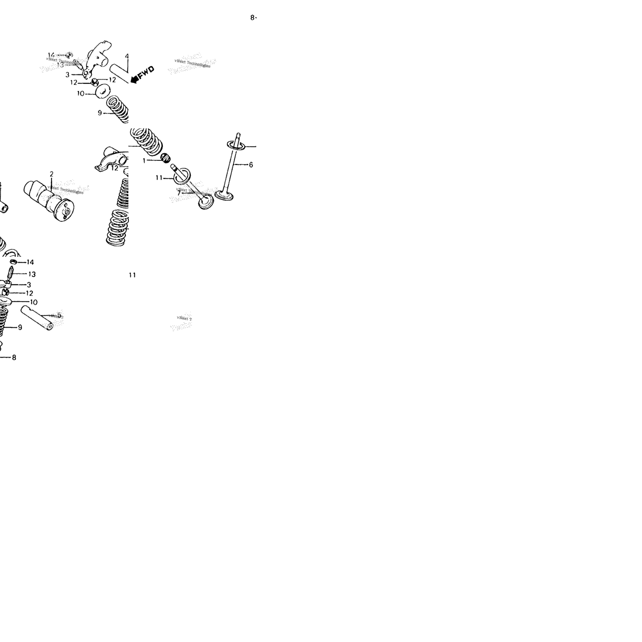 Camshaft + Valve