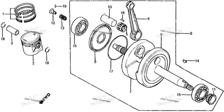 Crankshaft + Piston