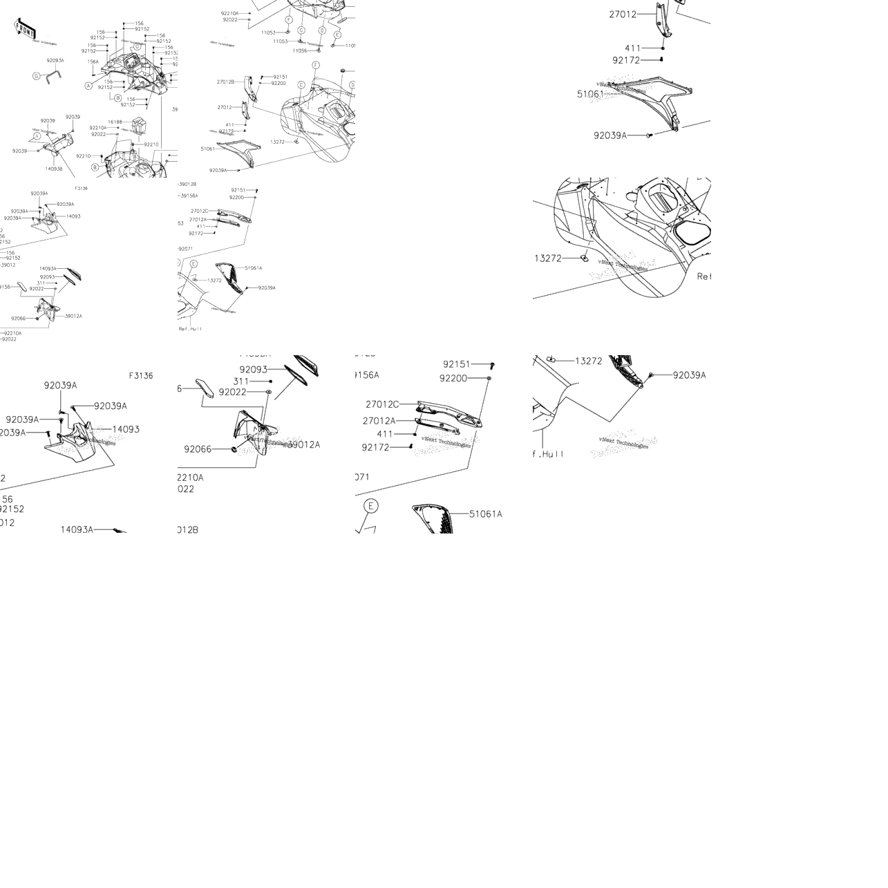 Hull Middle Fittings