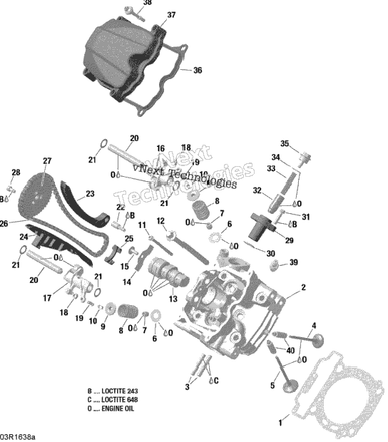 Cylinder Head, Front - Hd8