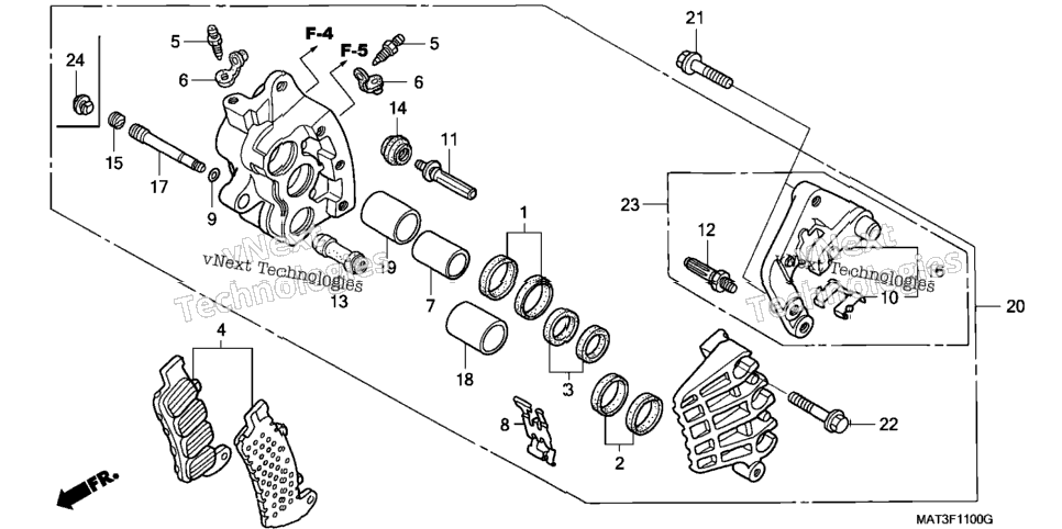 Fr. Brake Caliper (R.)