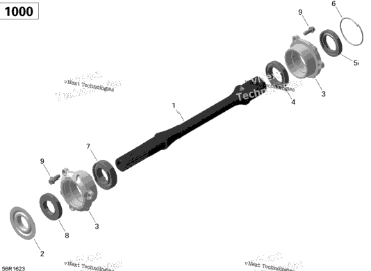 Drive Shaft - 1000 Efi