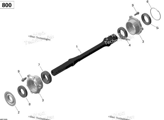 Drive Shaft - 800R Efi