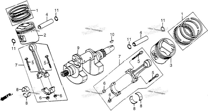 Crankshaft + Piston