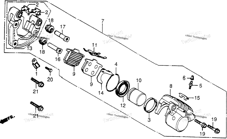 Front Brake Caliper
