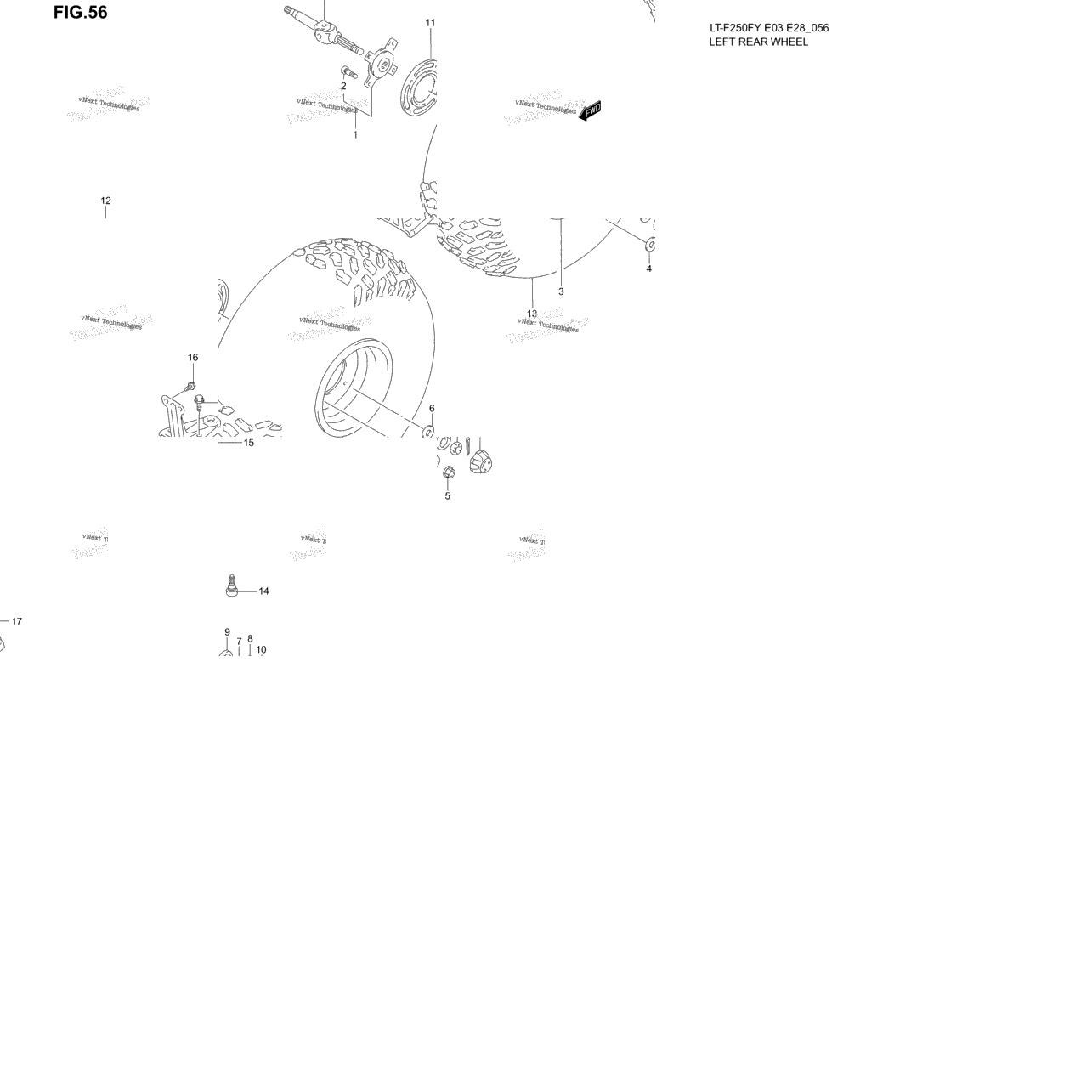 Left Rear Wheel