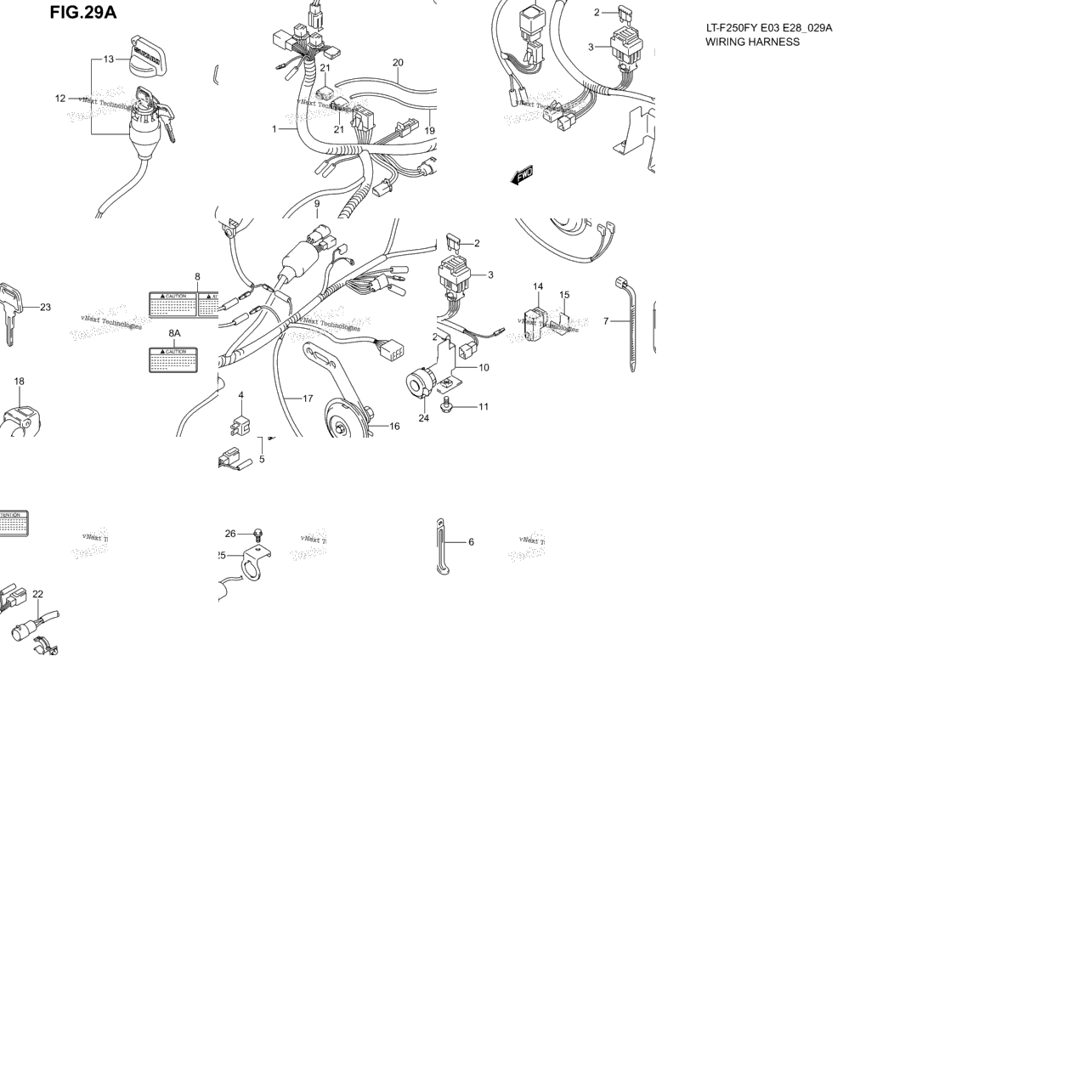 Wiring Harness (Model K1/K2)