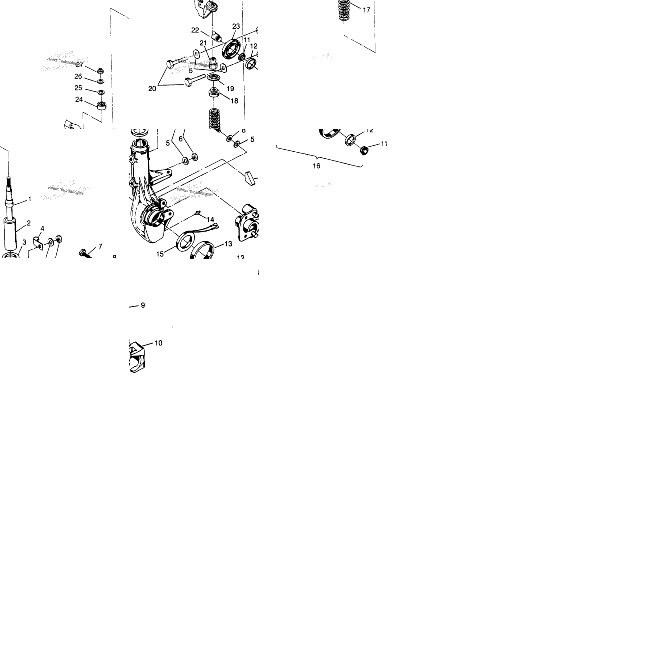Front Strut 6X6 400L W968740 & 6X6 400L Norwegian