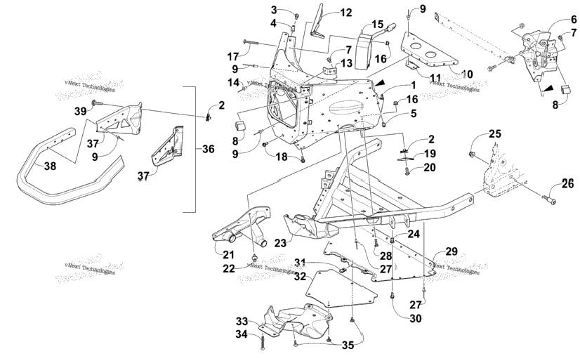 Front Bumper And Frame Assembly