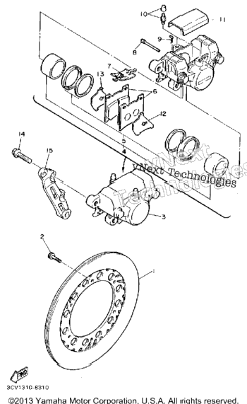 Rear Brake Caliper