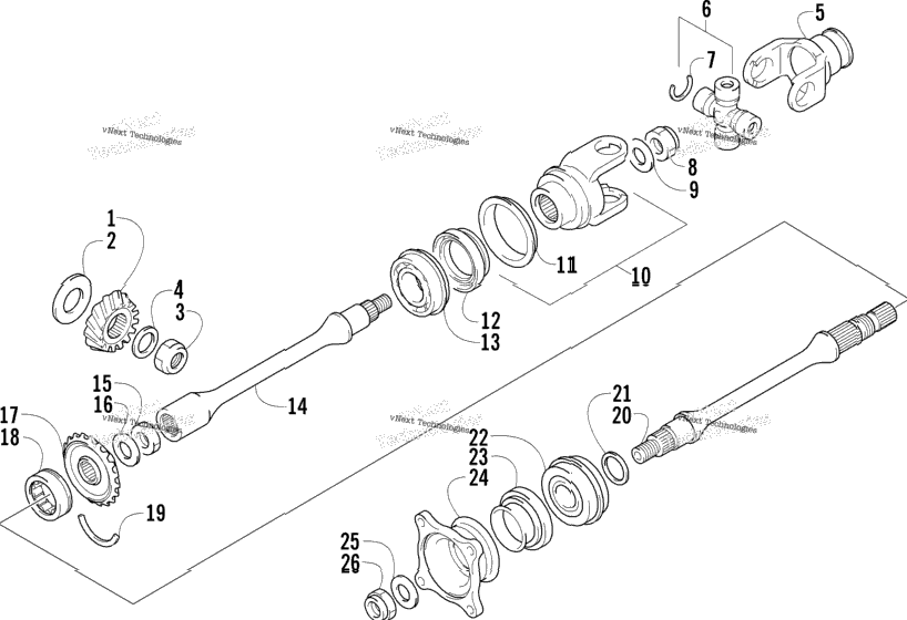 Secondary Drive Assembly