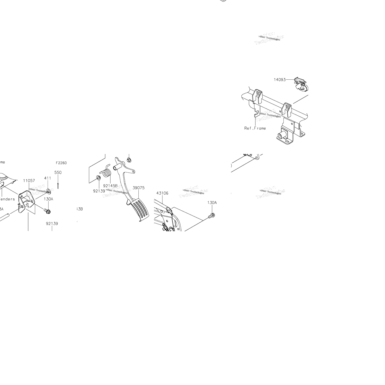 Brake Pedal/Throttle Lever