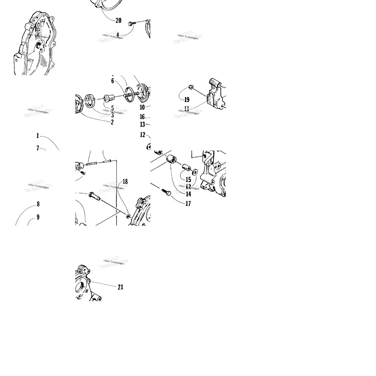 Dropcase Chain Tension Assembly