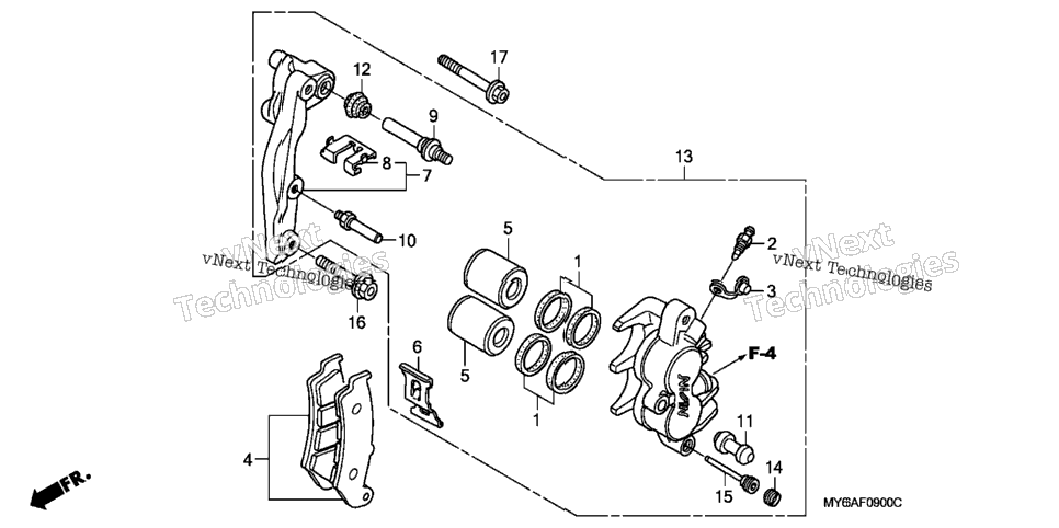 Front Brake Caliper