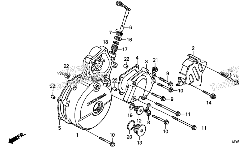 Left Crankcase Cover