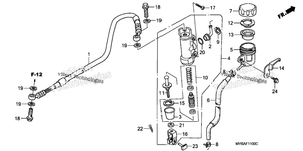 Rear Brake Master Cylinder