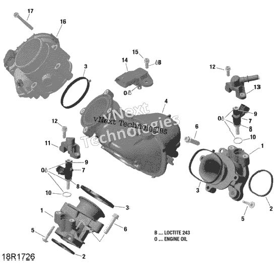 Air Intake Manifold And Throttle Body - Hd8