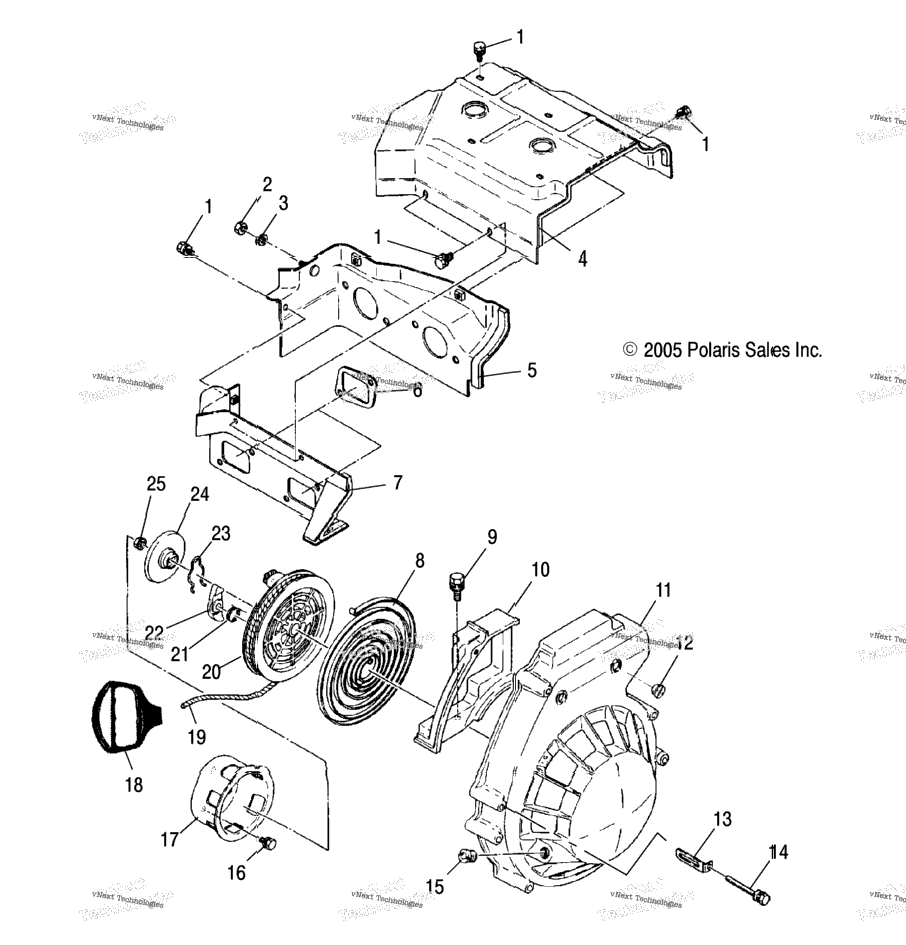 Blower Housing & Recoil Starter