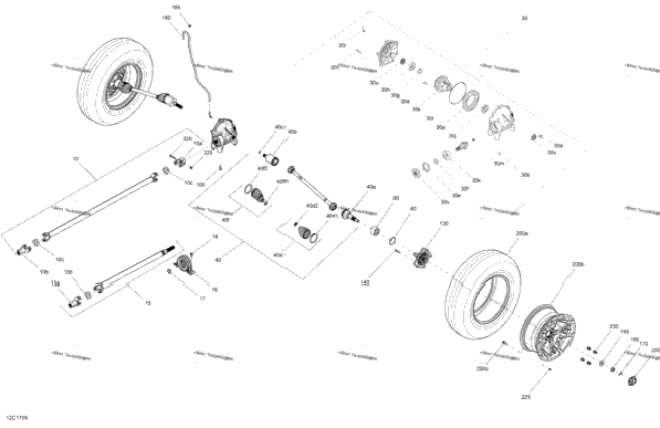 Drive System, Front - All Models