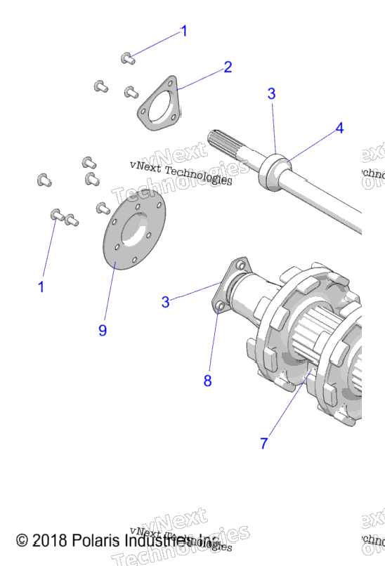 Drive Train, Jackshaft & Driveshaft
