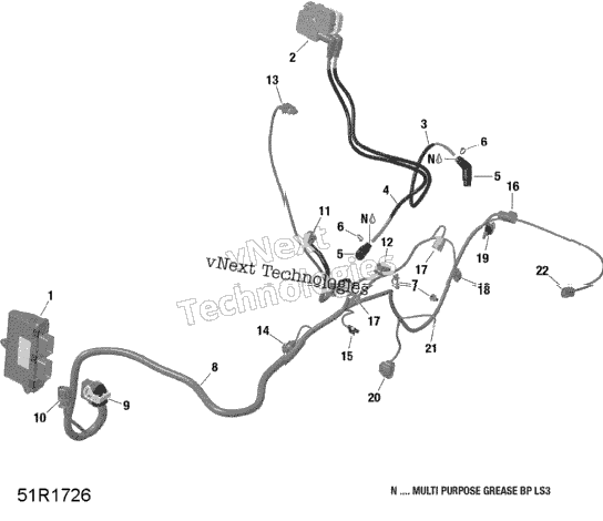 Engine Harness And Electronic Module - Hd8