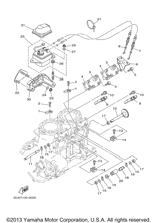 Cylinder Crankcase 2