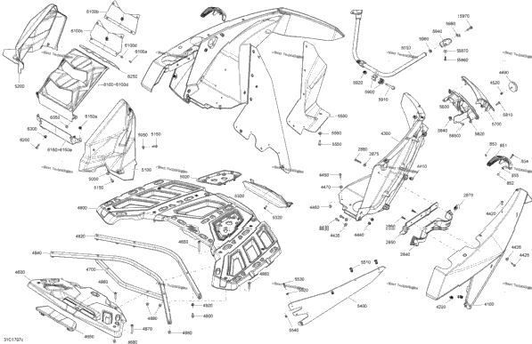 Body And Accessories - Rear Section All Models