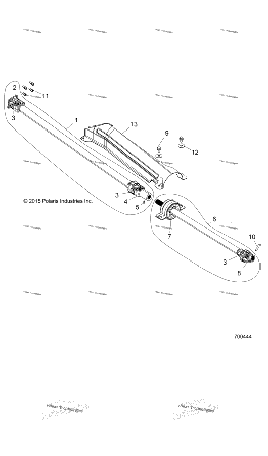 Drive Train, Front Prop Shaft