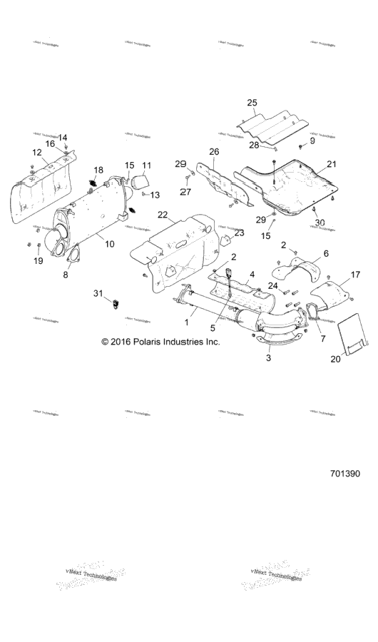 Engine, Exhaust System