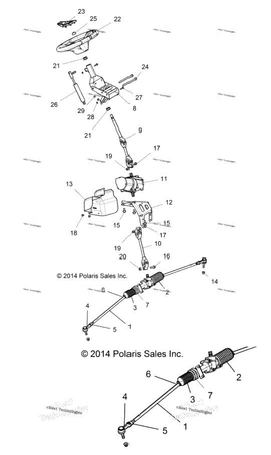 Steering, Steering Asm