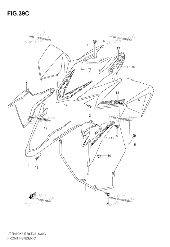 Front Fender (Lt-R450zk8)