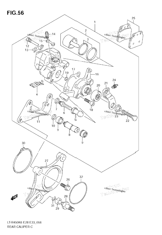 Rear Caliper