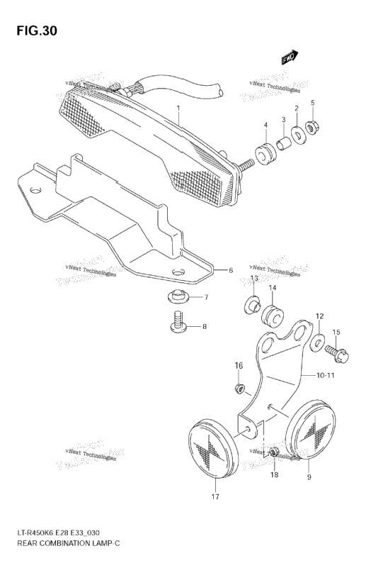 Rear Combination (E28)