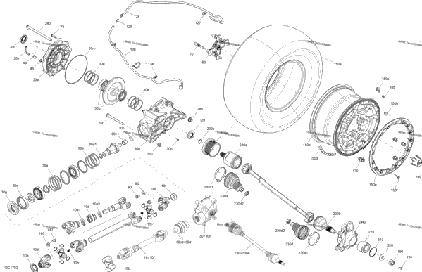 Drive System, Rear - All Models