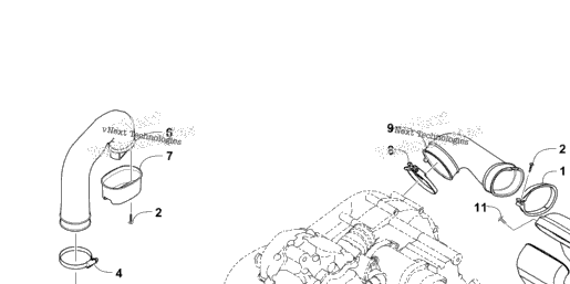 Case/Belt Cooling Assembly