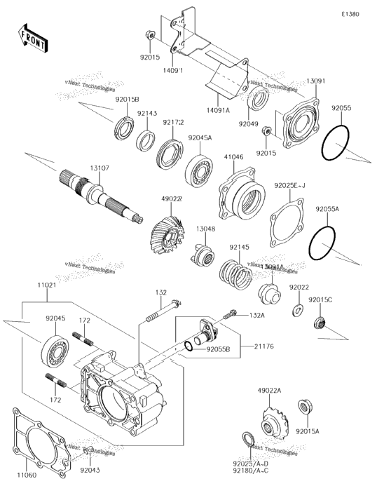 Bevel Gear Case