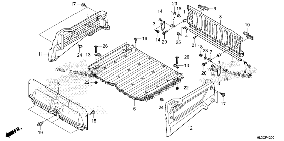 Bed Plate@Rear Gate (1)