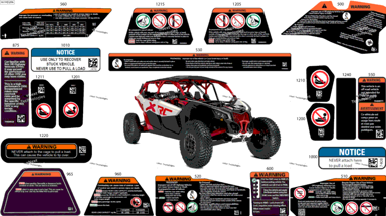Body - Warning Decals
