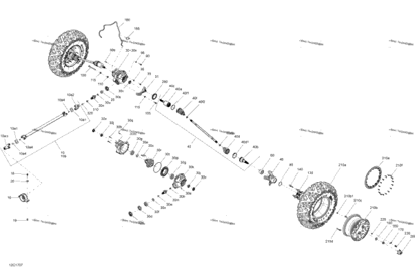 Drive System, Front - All Models