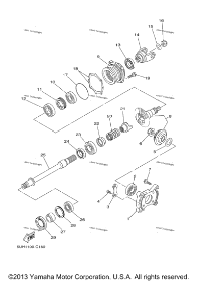 Middle Drive Gear