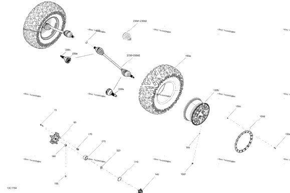 Drive System, Rear