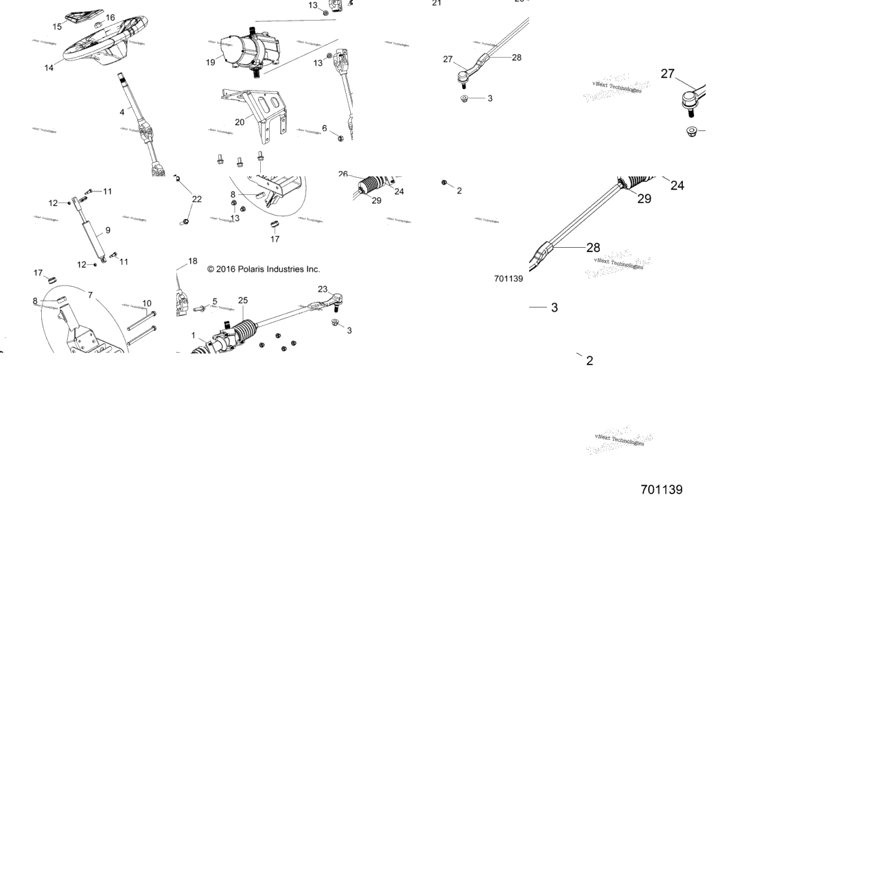 Steering, Power Steering Asm