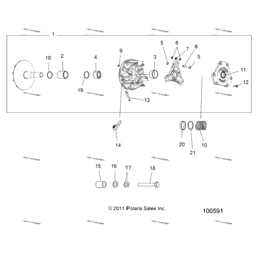 Drive Train, Primary Clutch