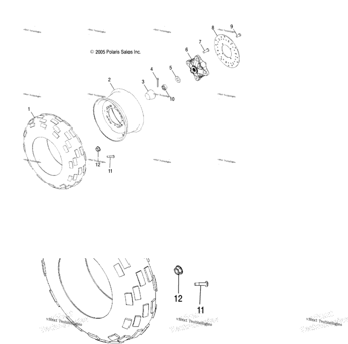 Wheels, Front Tire & Brake Disc